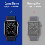 Funda Para Apple Watch 44mm Serie 6, 5, 4 Caseology Nano Pop Negro