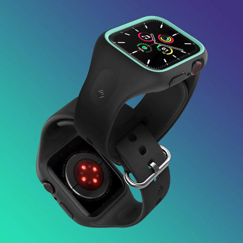 Funda Para Apple Watch 44mm Serie 6, 5, 4 Caseology Nano Pop Negro