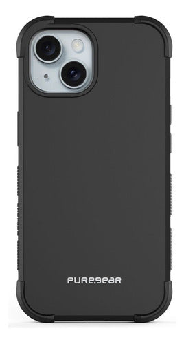 Funda Para iPhone 15 Plus Dualtek Puregear Uso Rudo Tpu Negro