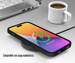 Funda Para iPhone 1 4 Pro Max Silicon Interior Afelpado Antigolpes Suave Negro