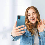 Funda Para Galaxy A12 Hybrid Clear Case Premium Uso Rudo Transparente