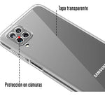 Funda Para Galaxy A12 Hybrid Clear Case Premium Uso Rudo Transparente