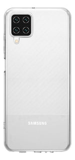 Funda Para Galaxy A12 Hybrid Clear Case Premium Uso Rudo Transparente
