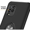Funda Para Galaxy A12 Slim Protection Con Anillo Giratorio Negro