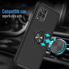 Funda Para Galaxy A12 Slim Protection Con Anillo Giratorio Negro