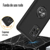 Funda Para Galaxy A12 Slim Protection Con Anillo Giratorio Negro