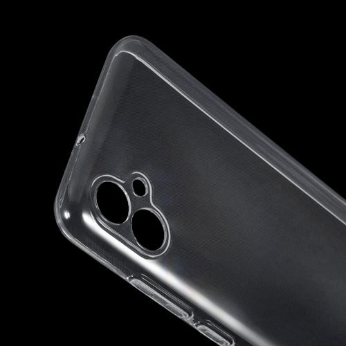 Funda Para Samsung Galaxy A04e Hybrid Clear Rigida Borde Anticaida Transparente