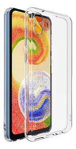 Funda Para Samsung Galaxy A04e Hybrid Clear Rigida Borde Anticaida Transparente