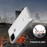 Funda Para iPhone 14 Plus Hybrid Clear Rigida Con Bordes Anticaidas Transparente