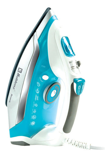 Plancha De Ropa A Vapor Koblenz Pkk-750 Sa 1600 W 120 V  Aqua