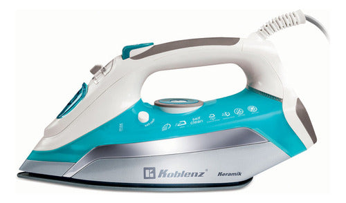Plancha De Ropa A Vapor Koblenz Pkk-750 Sa 1600 W 120 V  Aqua