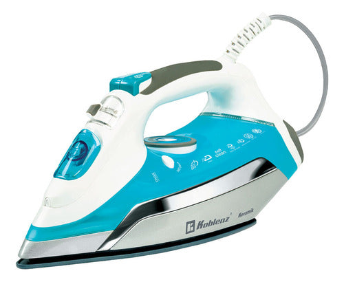 Plancha De Ropa A Vapor Koblenz Pkk-750 Sa 1600 W 120 V  Aqua