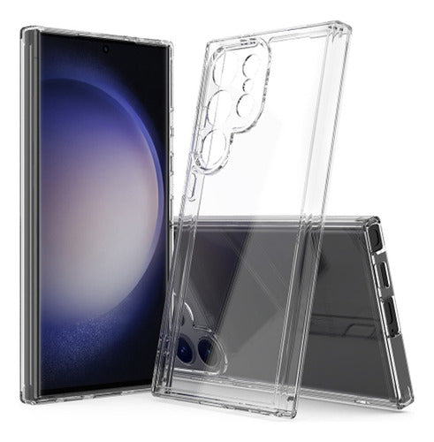 Funda Para Galaxy S22 Ultra Hybrid Clear Case Premium Ligera Transparente