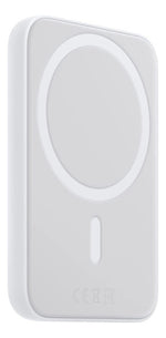 Power Bank 5000mah Magsafe Inalámbrico Magnetico Baterías  Blanco