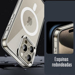 Funda Para iPhone 14 Pro Magsafe Hybrid Clear Magnetic Carga Inalámbrica Slim Transparente