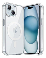 Funda Para iPhone 14 Normal Magsafe Hybrid Clear Magnetic Carga Inalámbrica Transparente