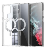 Funda Para Galaxy S24 Ultra Magsafe Hybrid Clear Magnetic Protección Militar Transparente