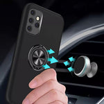 Funda Para Galaxy A23 Slim Protection Con Anillo Giratorio Negro