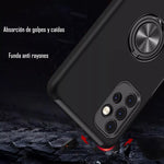 Funda Para Galaxy A23 Slim Protection Con Anillo Giratorio Negro