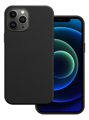 Funda Para iPhone 13 Pro PielPremium Magnética Negro