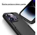 Funda Para iPhone 13 Pro Uso Rudo Borde Reforzado Extrem Antishock  Negro