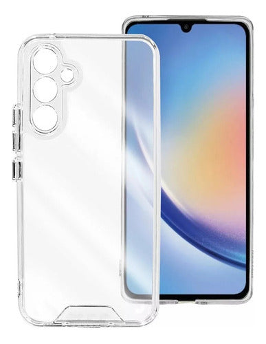 Funda Paragalaxy S21 Fe Hybrid Clear Calidad Premium Anticaídas Transparente