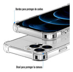 Funda Para iPhone 13 Pro Max Contra Golpes Orilla Reforzadas Transparente
