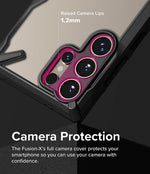 Funda Para Samsung Galaxy S24 Ultra Antichoque Ringke Fusion X Negro