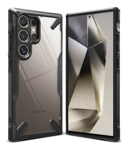 Funda Para Samsung Galaxy S24 Ultra Antichoque Ringke Fusion X Negro