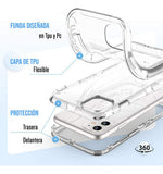 Funda Para iPhone 14 Pro Esquinas Reforzadas Alto Impacto Antishock Transparente