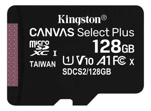 Tarjeta De Memoria Kingston Sdcs2sp Canvas Select Plus 128gb