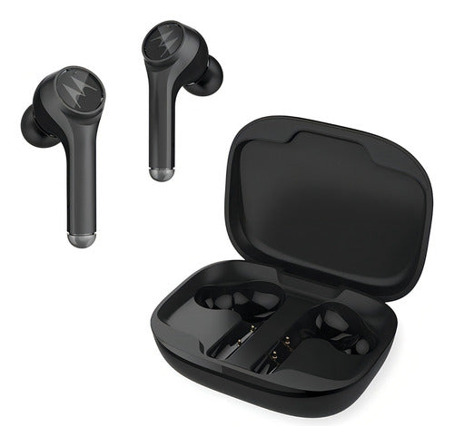 Audífonos Motorola Verve Buds 800  Negro  De La Luz Agua