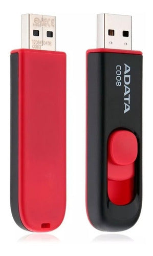 Memoria Usb Adata C008 16gb 2.0 Rojo