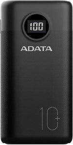Power Bank Adata 10000mah Carga Rápida P10000qcd Usb Tipo C  Negro