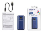 Adata Power Bank Pt100 Bateria Portatil Celulares 10000ma /k  Azul
