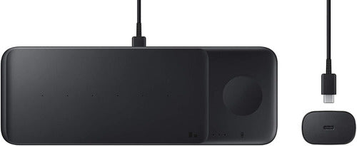 Cargador Inalámbrico Samsung Trio Qi Carga 3 Dispositivos Le