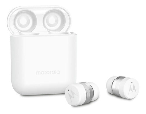 Auriculares In-ear Inalámbricos Motorola  Vervebuds 110 Sh039 Blanco