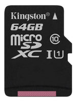 Memoria Micro Sd 64g Kingston Canvas Select Clase 10 Select