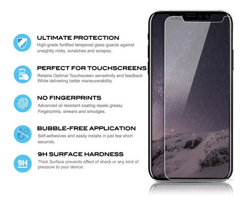 Mica Para iPhone 11 Pro Max, Xs Max Vidrio Templado Hd 0.33m