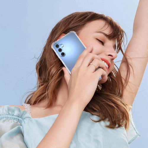 Funda Para Galaxy A15 Hard Shell Premium Esquinas Reforzadas Transparente