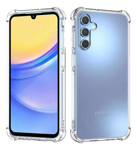 Funda Para Galaxy A15 Hard Shell Premium Esquinas Reforzadas Transparente