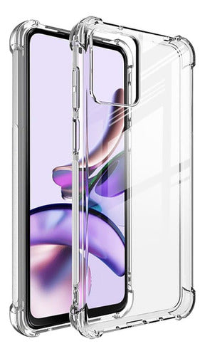 Funda Para Moto G13 4g Hard Shell Esquinas Reforzadas PremiumTransparente