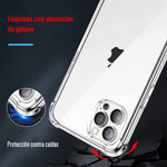 Funda Para iPhone 14 Pro Max Hard Shell Semirigida Contra Caida Transparente