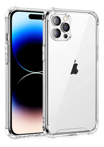 Funda Para iPhone 14 Pro Max Hard Shell Semirigida Contra Caida Transparente