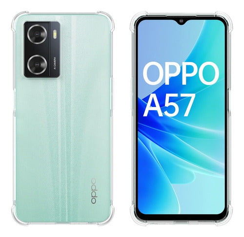 Funda Para Oppo A57/ A77 Hard Shell Calidad Premium Reforzada Transparente