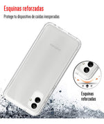 Funda Para Galaxy A04 4G Hard Shell Premium Esquina Reforzada Antigolpes Transparente