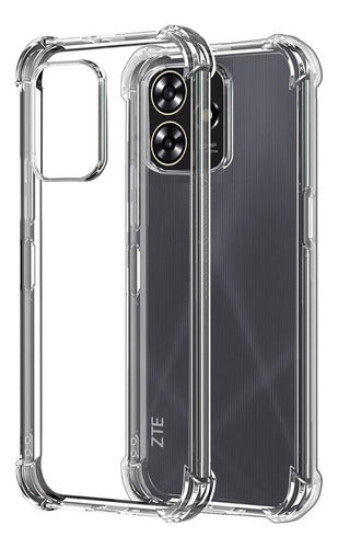 Funda Para Zte Blade V40 Smart Hard Shell Esquinas Reforzada Transparente