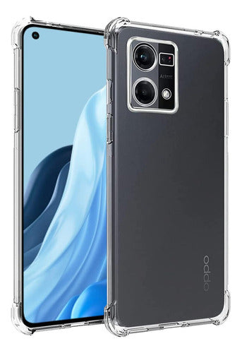 Funda Para Oppo Reno 7 4g Hard Shell Esquinas Reforzadas Transparente