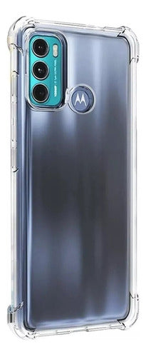 Funda Para Moto G60s Hard Shell Esquinas Reforzadas Uso Rudo Transparente