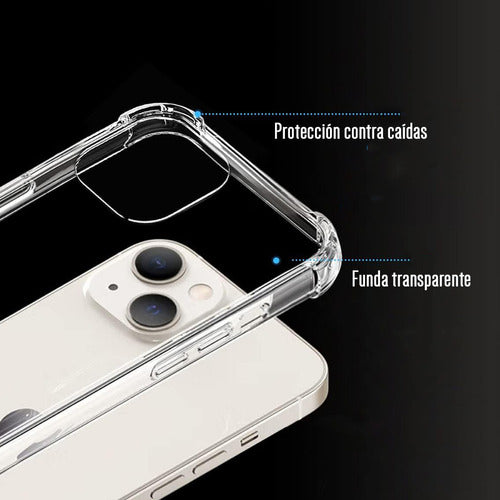 Funda Para iPhone 15 Plus Hard Shell Calidad Premium Esquinas Reforzada Transparente